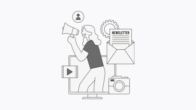 Ilustración de una empresa evaluando perfiles de los mejores consultores de posicionamiento web en 2026.