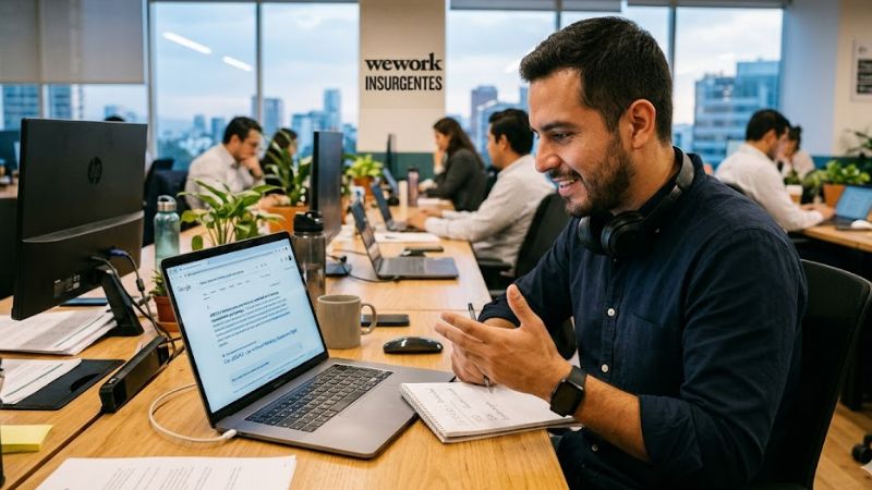 Profesional aplicando la metodología AIO para lograr que ChatGPT y Gemini citen su marca con autoridad y evidencia verificable.