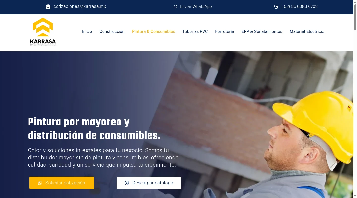 Karrasa: Pintura y consumibles